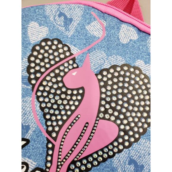 NEW Baby Phat Backpack Cat y2k purse hip hop vintage rhinestone pink glam school - Picture 3 of 8